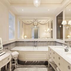 Отель Beau Rivage Geneva Швейцария, Женева - 2 отзыва об отеле, цены и фото номеров - забронировать отель Beau Rivage Geneva онлайн ванная