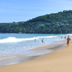 Отель Karon Sea Sands Resort & Spa пляж фото 3
