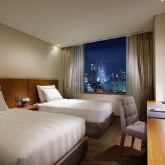 Отель Lotte City Hotel Myeongdong Южная Корея, Сеул - 2 отзыва об отеле, цены и фото номеров - забронировать отель Lotte City Hotel Myeongdong онлайн комната для гостей фото 6
