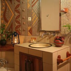 Отель Mashovhela Bush Lodge 3* Шале с различными типами кроватей фото 2