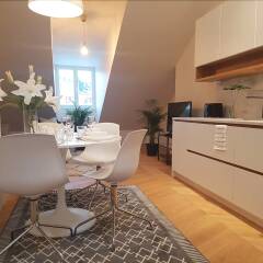 Отель 2ndhomes Helsinki Penthouse Ullanlinna 2 в номере