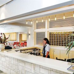 Отель Bali Beach Hotel & Village Греция, Милопотамос - 1 отзыв об отеле, цены и фото номеров - забронировать отель Bali Beach Hotel & Village онлайн интерьер отеля