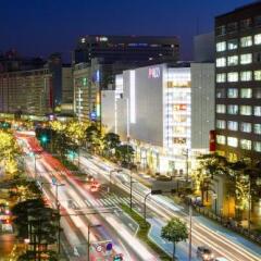 HOTEL HULATON fukuoka hakata Хаката балкон