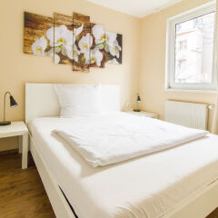 Отель Residenz Donaucity Австрия, Вена - отзывы, цены и фото номеров - забронировать отель Residenz Donaucity онлайн комната для гостей фото 5
