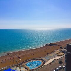 Отель Isabella Penthouse 15th Floor, Seafront Великобритания, Брайтон - отзывы, цены и фото номеров - забронировать отель Isabella Penthouse 15th Floor, Seafront онлайн пляж