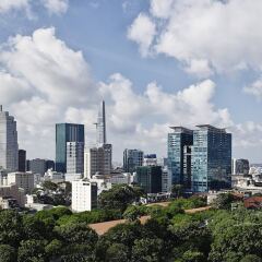 Отель Sofitel Saigon Plaza Вьетнам, Хошимин - отзывы, цены и фото номеров - забронировать отель Sofitel Saigon Plaza онлайн балкон