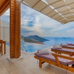Villa Sardunya by Akdenizvillam Турция, Калкан - отзывы, цены и фото номеров - забронировать отель Villa Sardunya by Akdenizvillam онлайн бассейн фото 3