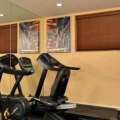 Отель Holiday Inn Express Kennedy Airport США, Нью-Йорк - 2 отзыва об отеле, цены и фото номеров - забронировать отель Holiday Inn Express Kennedy Airport онлайн фитнесс-зал фото 3