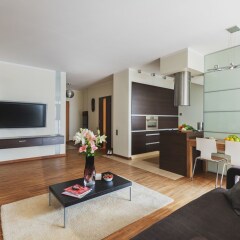 Отель P&O Apartments Arkadia 8 Польша, Варшава - отзывы, цены и фото номеров - забронировать отель P&O Apartments Arkadia 8 онлайн комната для гостей фото 3