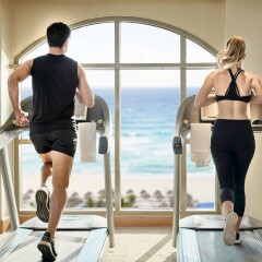 Отель JW Marriott Cancun Resort & Spa Мексика, Канкун - 8 отзывов об отеле, цены и фото номеров - забронировать отель JW Marriott Cancun Resort & Spa онлайн фитнесс-зал фото 2