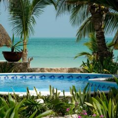 Отель Holbox Dream Beach Front Hotel by Xperience Hotels Мексика, Остров Ольбокс - отзывы, цены и фото номеров - забронировать отель Holbox Dream Beach Front Hotel by Xperience Hotels онлайн бассейн фото 3