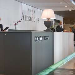 Отель Amadeus Hotel Италия, Болонья - 1 отзыв об отеле, цены и фото номеров - забронировать отель Amadeus Hotel онлайн интерьер отеля