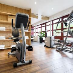 NH Geneva Airport Hotel фитнесс-зал фото 2
