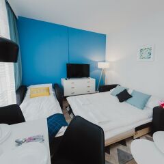 Отель ShortStayPoland Kasprzaka (B56) в номере