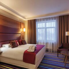 Гостиница Mercure Lipetsk Center в Липецке 9 отзывов об отеле, цены и фото номеров - забронировать гостиницу Mercure Lipetsk Center онлайн Липецк комната для гостей фото 3