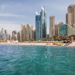 Отель Hilton Dubai The Walk пляж фото 2