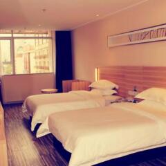 Отель City Comfort Inn Guangzhou Tianpingjia Metro Station Branch 2* Стандартный номер с различными типами кроватей фото 2