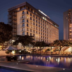 Отель Pullman Kinshasa Grand Hotel Республика Конго, Киншаса - отзывы, цены и фото номеров - забронировать отель Pullman Kinshasa Grand Hotel онлайн вид на фасад