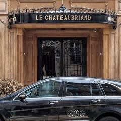 Отель Hôtel Chateaubriand Champs Elysées Париж городской автобус