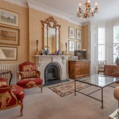 Апартаменты Elegant Apartment In Central Kensington Лондон комната для гостей фото 4
