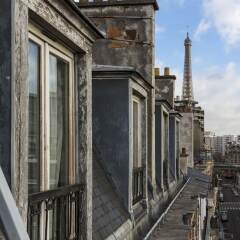 Отель Campanile Paris 15 - Tour Eiffel Франция, Париж - 2 отзыва об отеле, цены и фото номеров - забронировать отель Campanile Paris 15 - Tour Eiffel онлайн балкон