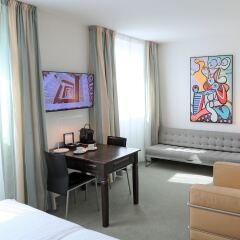 Отель Design Hotel Stadt Rosenheim Германия, Мюнхен - отзывы, цены и фото номеров - забронировать отель Design Hotel Stadt Rosenheim онлайн комната для гостей фото 2