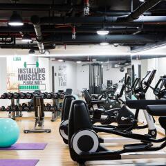 Отель Courtyard by Marriott Brussels фитнесс-зал