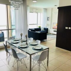 Отель Ultimate Stay 4BR Burj Khalifa view в номере
