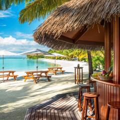 Отель Sheraton Maldives Full Moon Resort & Spa Мальдивы, Северный атолл Мале - отзывы, цены и фото номеров - забронировать отель Sheraton Maldives Full Moon Resort & Spa онлайн гостиничный бар