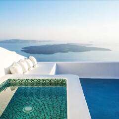 Отель Aliko Luxury Suites Греция, Остров Санторини - отзывы, цены и фото номеров - забронировать отель Aliko Luxury Suites онлайн бассейн фото 2