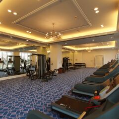 Отель Crowne Plaza Qingdao Ocean Spring Resort фитнесс-зал