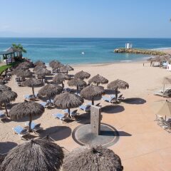 Отель Villa del Palmar Beach Resort and Spa, Puerto Vallarta пляж фото 2