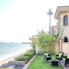 Отель Dream Inn Dubai-Luxury Palm Beach Villa пляж фото 2