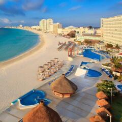 Отель Krystal Cancun Мексика, Канкун - 2 отзыва об отеле, цены и фото номеров - забронировать отель Krystal Cancun онлайн пляж фото 4