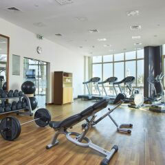 Отель Hilton Al Hamra Beach & Golf Resort фитнесс-зал фото 2