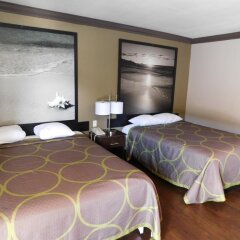 Отель Super 8 by Wyndham Los Angeles США, Лос-Анджелес - отзывы, цены и фото номеров - забронировать отель Super 8 by Wyndham Los Angeles онлайн комната для гостей фото 3