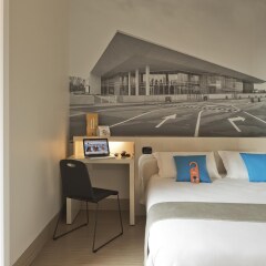 Отель B&B Hotel Bergamo Италия, Бергамо - 7 отзывов об отеле, цены и фото номеров - забронировать отель B&B Hotel Bergamo онлайн комната для гостей фото 3