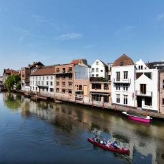 Отель Ghent River Hotel Бельгия, Гент - отзывы, цены и фото номеров - забронировать отель Ghent River Hotel онлайн приотельная территория фото 2