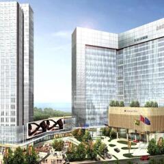 Отель Doubletree Xiamen Wuyuan Bay Китай, Сямынь - отзывы, цены и фото номеров - забронировать отель Doubletree Xiamen Wuyuan Bay онлайн спортивное сооружение