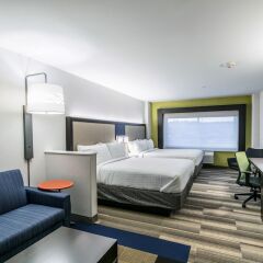 Отель Holiday Inn Express & Suites Jersey City North - Hoboken, an IHG Hotel США, Джерси - отзывы, цены и фото номеров - забронировать отель Holiday Inn Express & Suites Jersey City North - Hoboken, an IHG Hotel онлайн комната для гостей фото 4