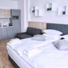 Апартаменты Honest Apartments Прага комната для гостей фото 3
