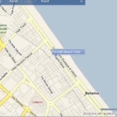 Отель Ferretti Beach Resort Римини городской автобус