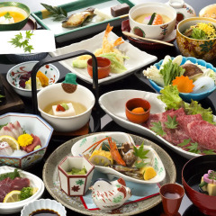 Отель Tsuetate Keiryu no Yado Daishizen Япония, Минамиогуни - отзывы, цены и фото номеров - забронировать отель Tsuetate Keiryu no Yado Daishizen онлайн питание