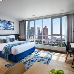 Отель Shama Lakeview Asoke Bangkok Бангкок комната для гостей