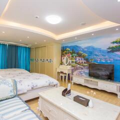 Апартаменты Mahattan Apartment Guangzhou Zhengjia Huanshi Zhongxin Branch комната для гостей
