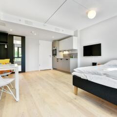 Апартаменты Forenom Serviced Apartments Oslo Majorstuen комната для гостей фото 5