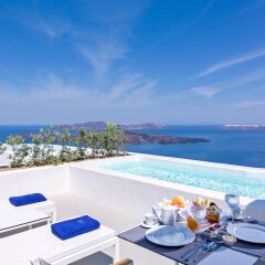 Отель Alti Santorini Suites Греция, Остров Санторини - отзывы, цены и фото номеров - забронировать отель Alti Santorini Suites онлайн питание