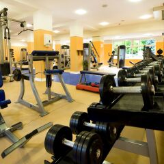 Holiday Beach Budapest Wellness & Conference Hotel фитнесс-зал фото 3