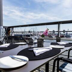 Отель Ginn Hotel Hamburg Elbspeicher Германия, Гамбург - отзывы, цены и фото номеров - забронировать отель Ginn Hotel Hamburg Elbspeicher онлайн балкон