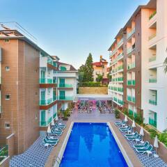 Kleopatra Atlas Hotel Турция, Аланья - 9 отзывов об отеле, цены и фото номеров - забронировать отель Kleopatra Atlas Hotel онлайн бассейн фото 2